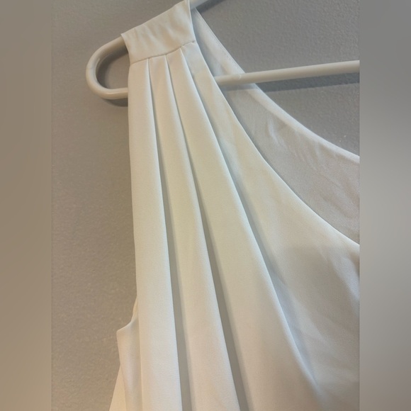 Max & Cleo White One Shoulder Sundress - Picture 4 of 10